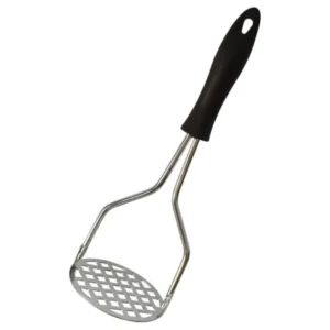 Amassador de Batata e Legumes em Aço Inox com Cabo Anatômico Preto
