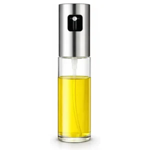 Borrifador Spray de Azeite Vinagre e Óleo em Vidro 120ml Pulverizador de Cozinha