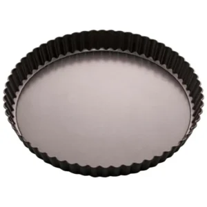 Forma para Torta e Bolo Redonda Antiaderente de Fundo Removível 24cm Grafite